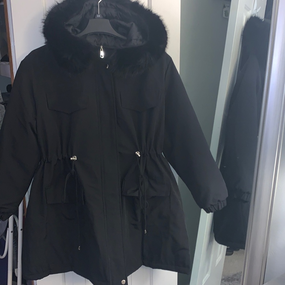 Hooded Parka Coat